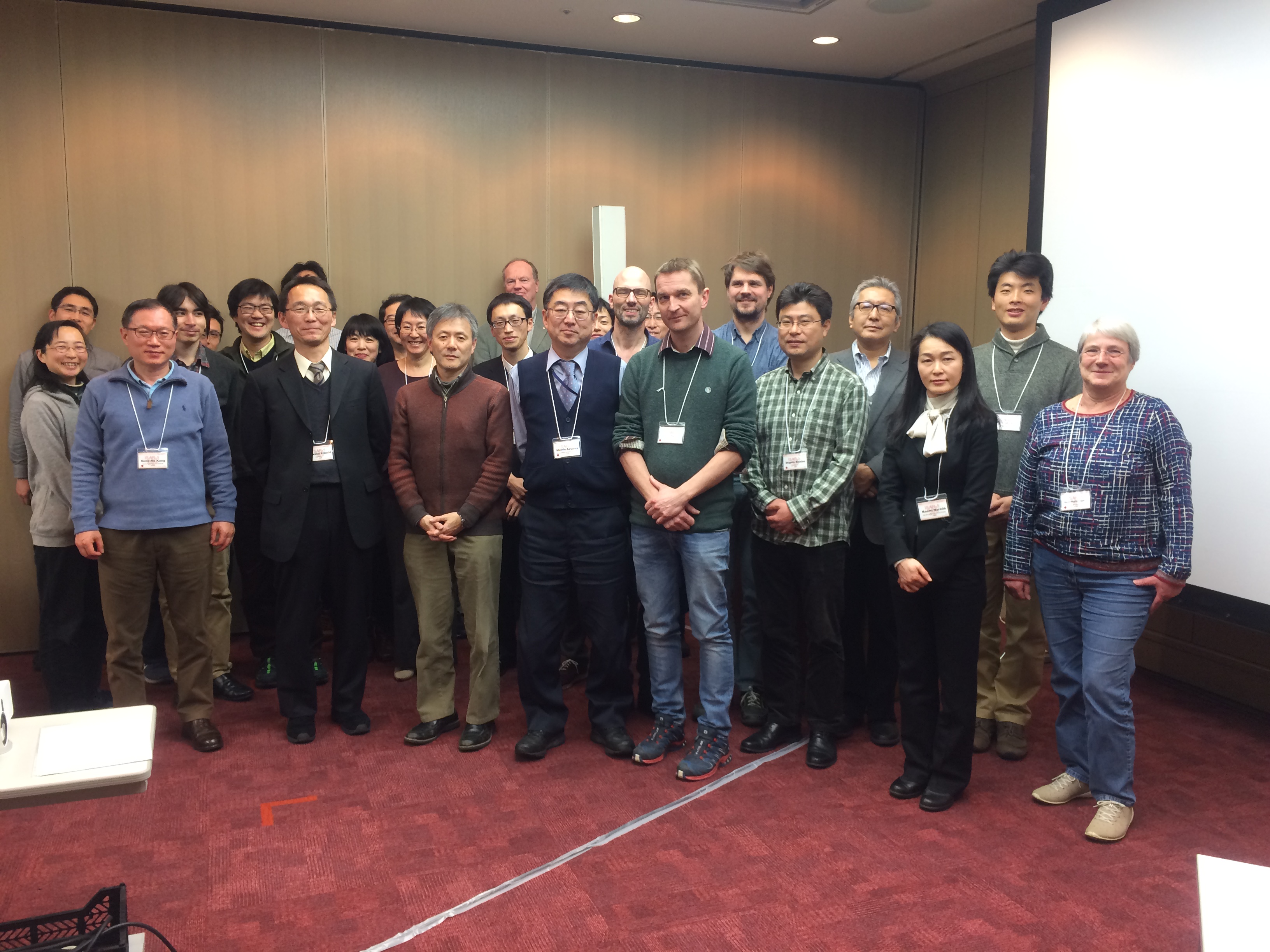 Group image of the participants at the workshop in Japan
