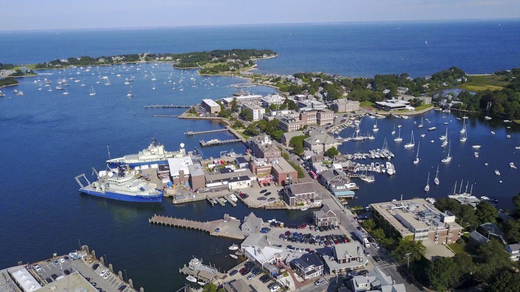 Illustrative photo of harbor area in Woods Hole