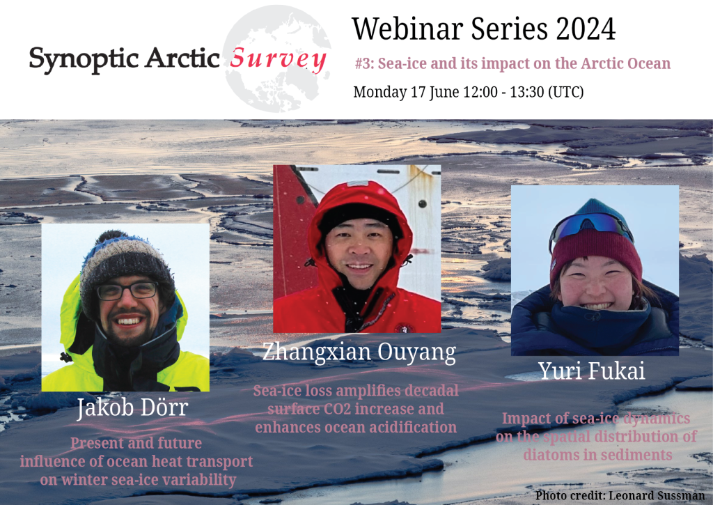 Announcement of webinar #3: Sea-ice and its impact on the Arctic Ocean
